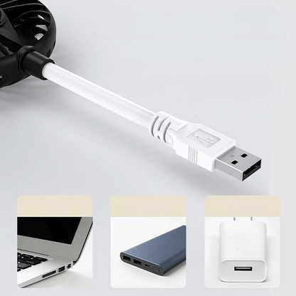 Mini Ventilateur Portable - BreezeMate™ - Noir