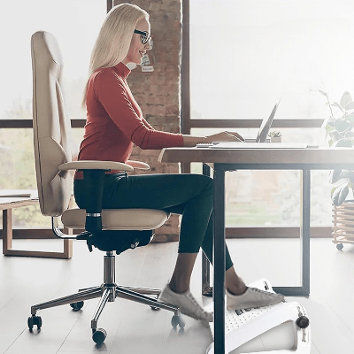 REPOSE PIED - RelaxDesk™ - Blanc